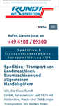 Mobile Screenshot of klaus-rundt.de
